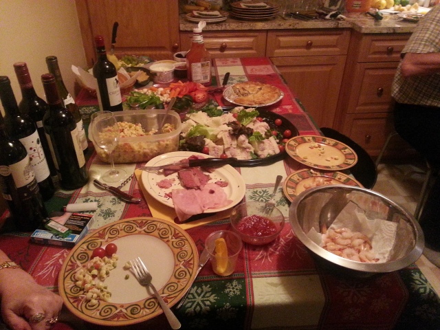 The meal...sorry that its almost finished